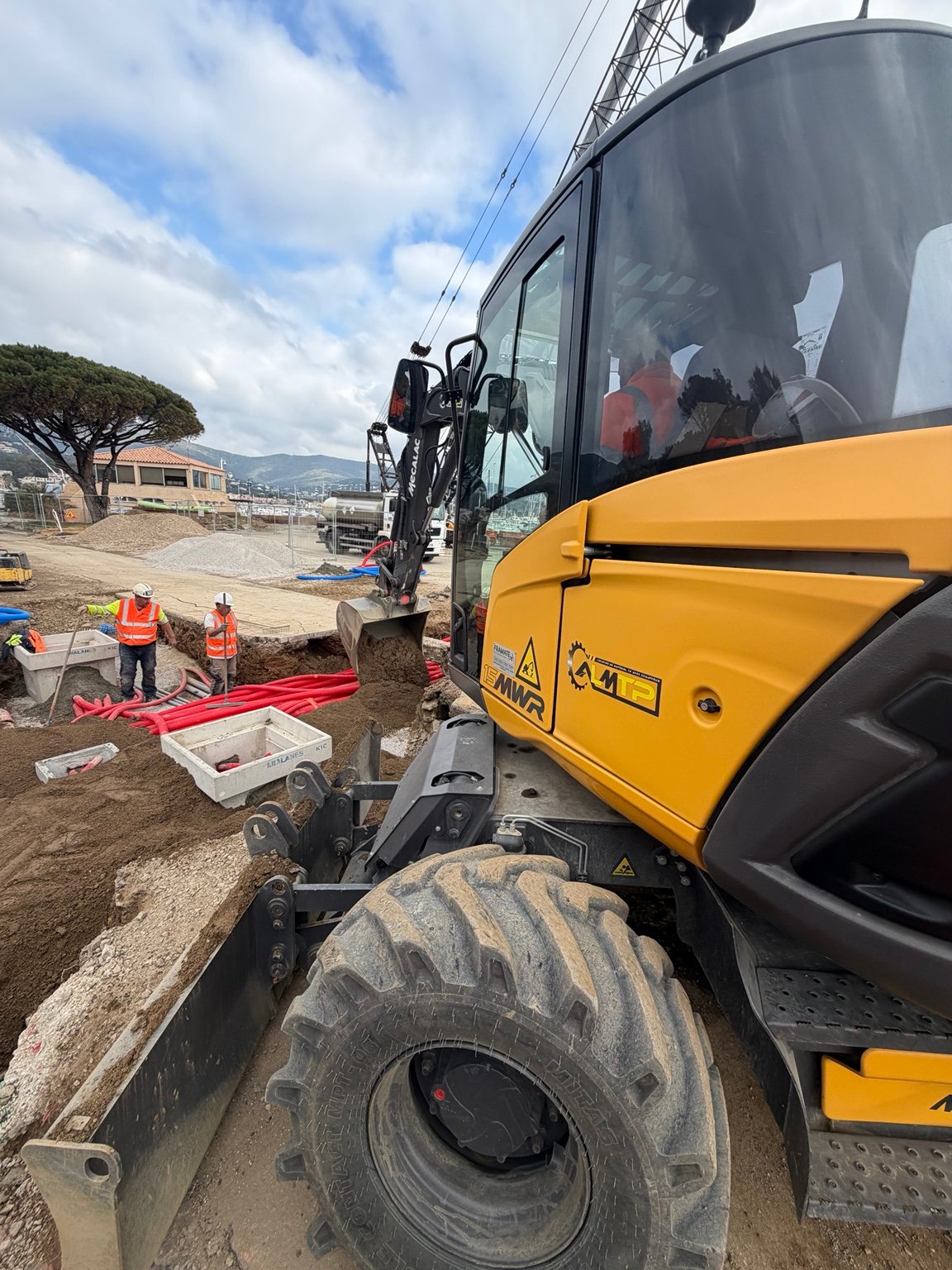 Mecalac 15 MWR ALMTP – chantier
